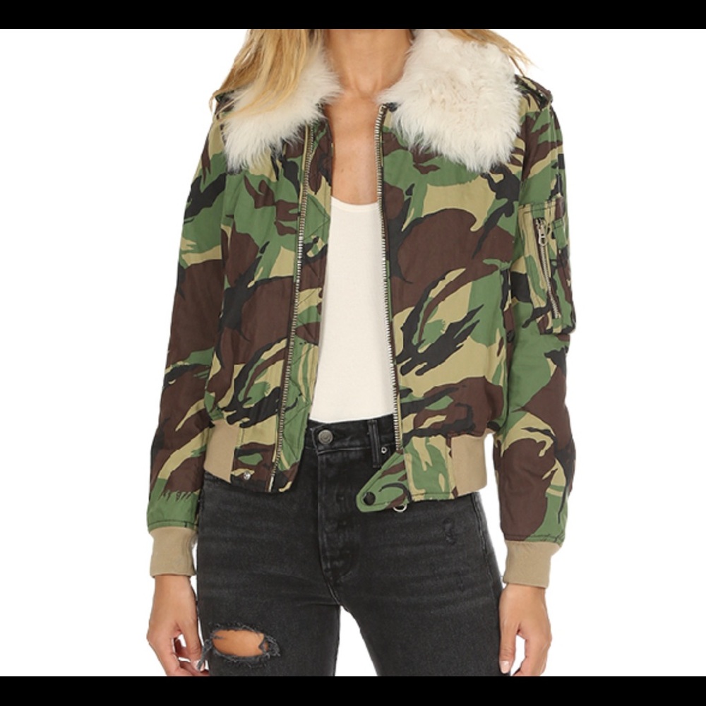 Rag & Bone Camo Flight Jacket